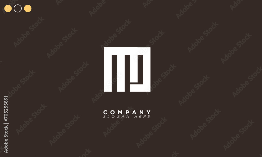 MD Alphabet letters Initials Monogram logo DM, M and D