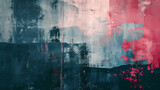 Grunge texture overlay on a minimalist abstract composition, urban street art feel