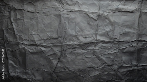 Creased and Crumpled Black Grey Paper Background with Old Torn Ripped Posters AI Generated