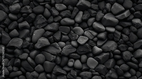 Minimalistic Black Stone Texture Background AI Generated
