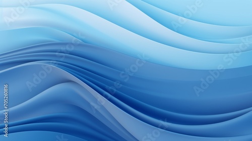 Minimalistic Ocean Waves Wallpaper Illustration AI Generated