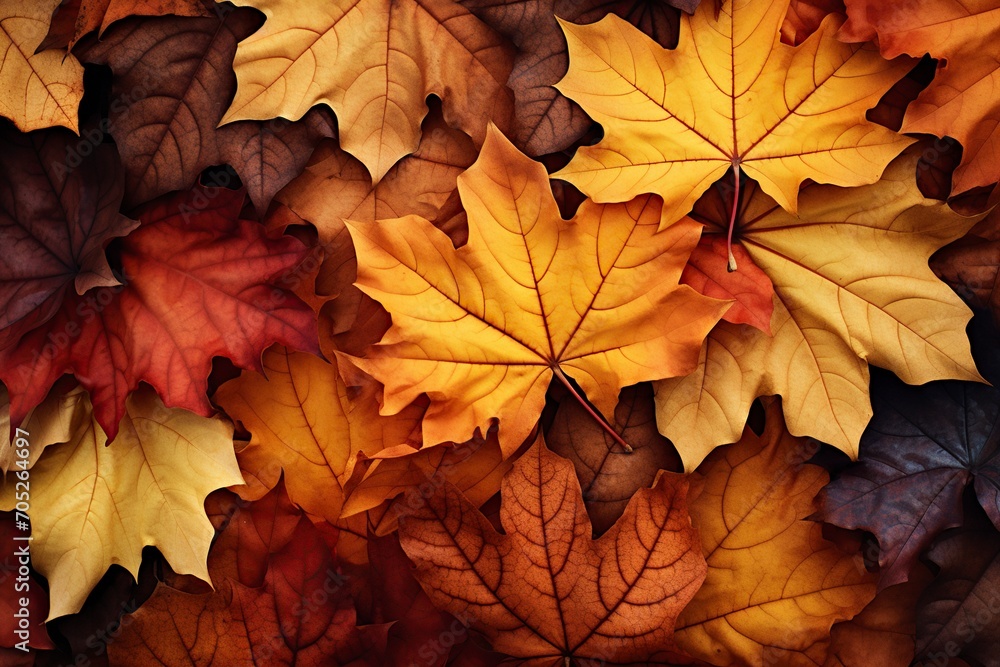 group of beautiful leaves in autumn group of beautiful leaves in autumn