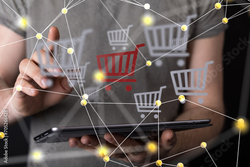 shopping online digital con...