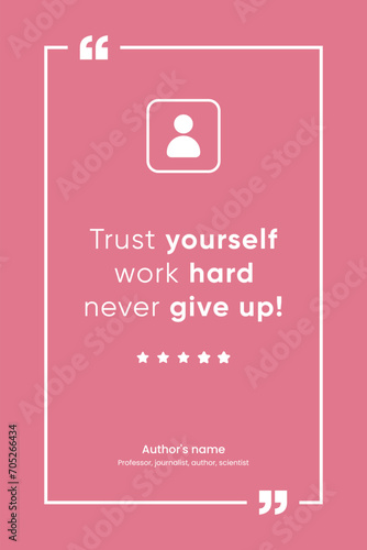 3D bubble testimonial banner, quote, infographic. Social media post template designs for quotes. Empty speech bubbles, quote bubbles and text box. Vector Illustration EPS10.