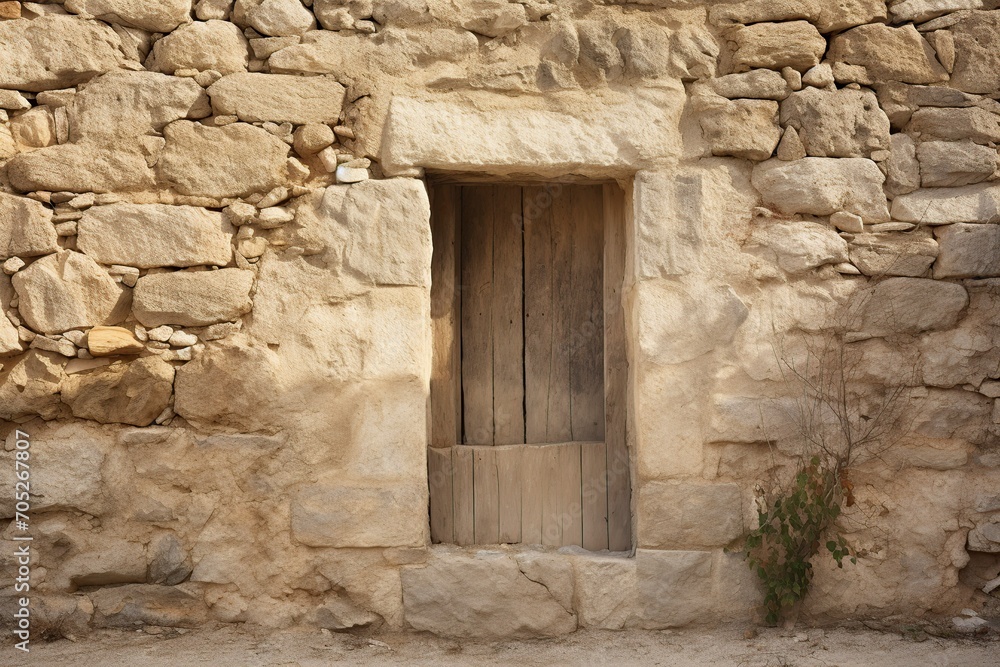 ancient bright textured greek stone wall with a window ancient bright textured greek stone wall with a window