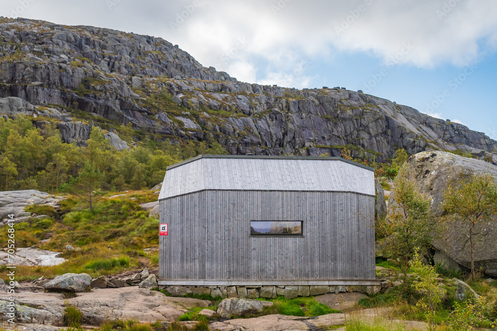 Landscape of the Preikestolen (Norway)