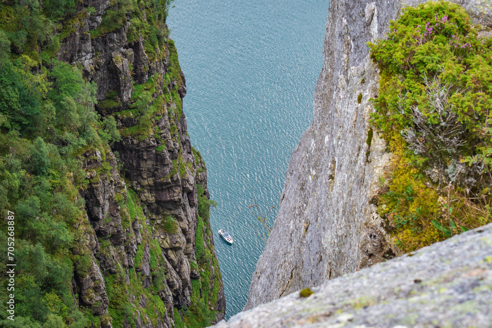 Landscape of the Preikestolen (Norway)
