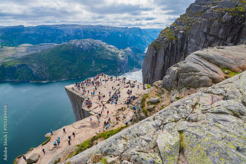 Landscape of the Preikestolen (Norway)