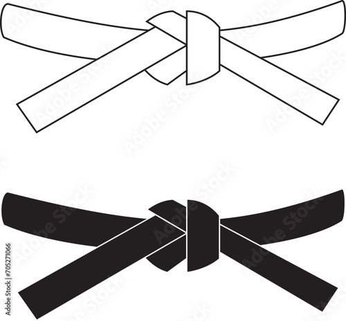 illustration of a silhouette of a taekwondo black belt vector martial arts karate kickboxing