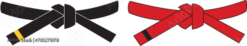 illustration of a silhouette of a taekwondo black belt vector martial arts karate kickboxing