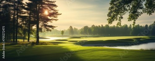 Beautiful golf course and s...