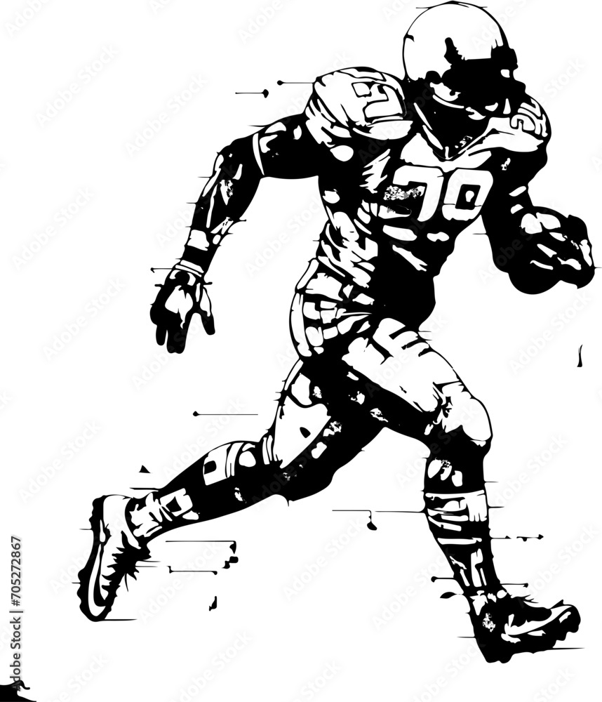 Vektorgrafik Silhouette Sportler Skizzengrafik Skizze Sketch 