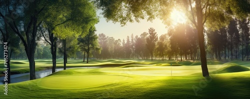 Beautiful golf course and s...
