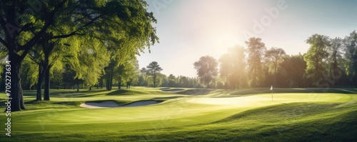 Beautiful golf course and s...