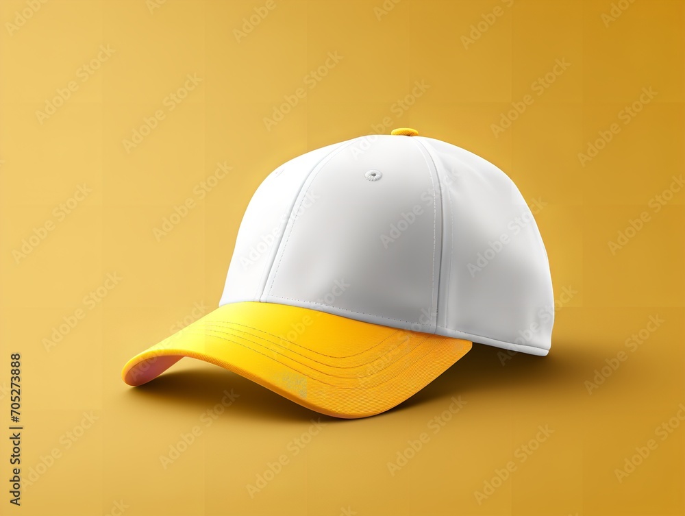 Fototapeta premium Trendy Baseball Cap Mockup for Sports and Streetwear - AI Generated