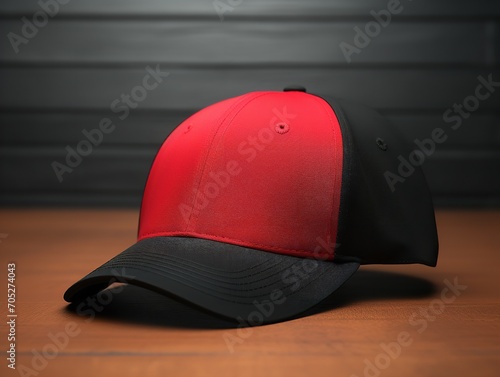 Wallpaper Mural Trendy Baseball Cap Mockup for Sports and Streetwear - AI Generated Torontodigital.ca