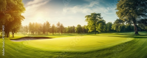 Beautiful golf course and s...