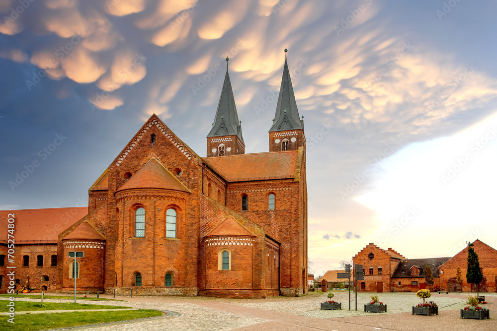 Naklejka premium Kloster Jerichow, Sachsen-Anhalt, Deutschland