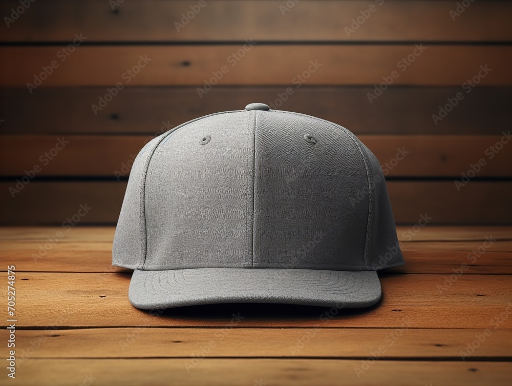 Trendy Baseball Cap Mockup for Sports and Streetwear - AI Generated Trendy Baseball Cap Mockup for Sports and Streetwear - AI Generated