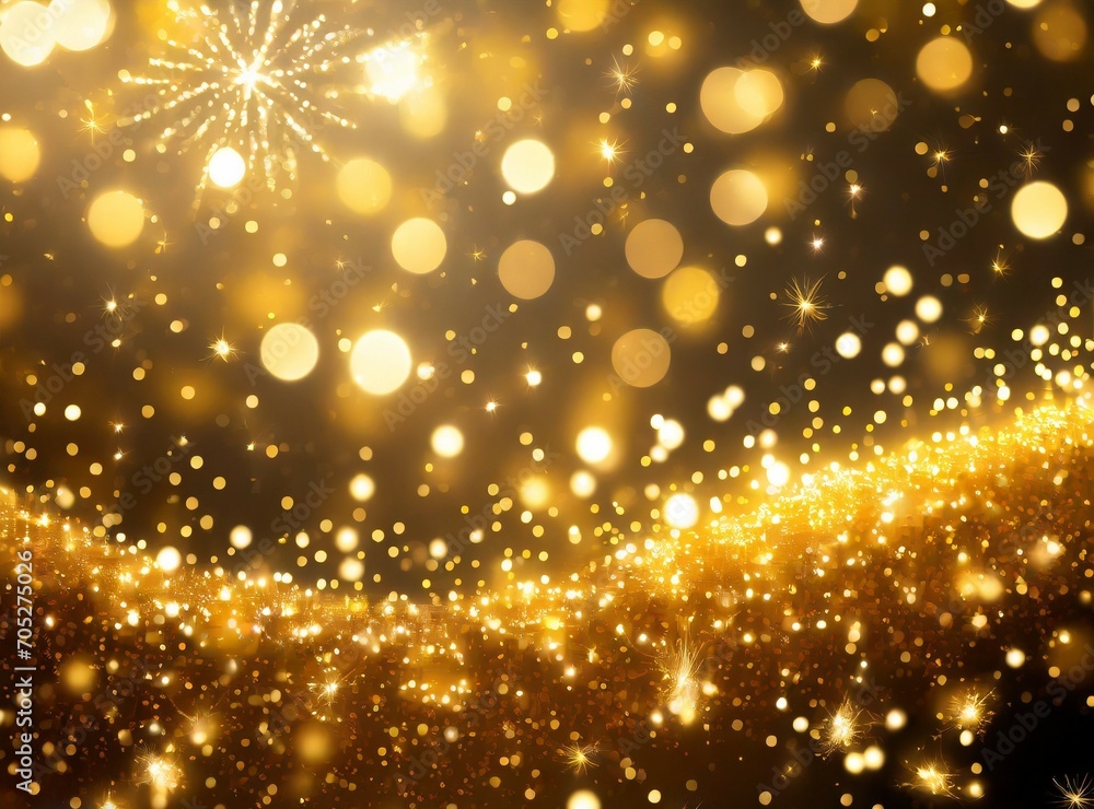 Golden christmas particles and sprinkles for a holiday celebration like christmas or new year. shiny golden lights. wallpaper background for ads or gifts wrap and web design. Golden christmas particles and sprinkles for a holiday celebration like christmas or new year. shiny golden lights. wallpaper background for ads or gifts wrap and web design.