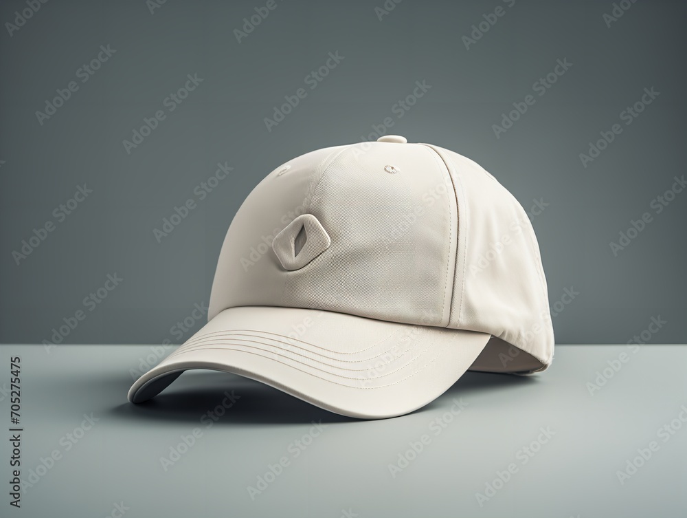 Trendy Baseball Cap Mockup for Sports and Streetwear - AI Generated Trendy Baseball Cap Mockup for Sports and Streetwear - AI Generated