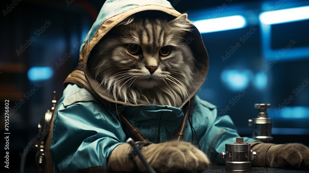 Cat wearing a spacesuit Cat wearing a spacesuit