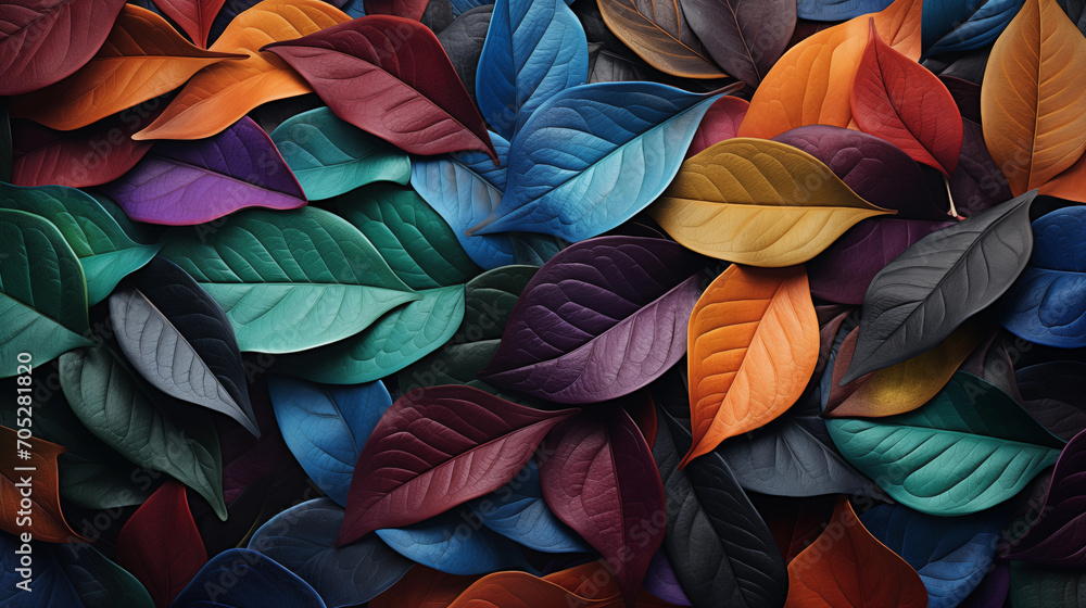 Fond Arri re plan De Feuilles De Toutes Les Couleurs Multicolores fond-arri-re-plan-de-feuilles-de-toutes-les-couleurs-multicolores