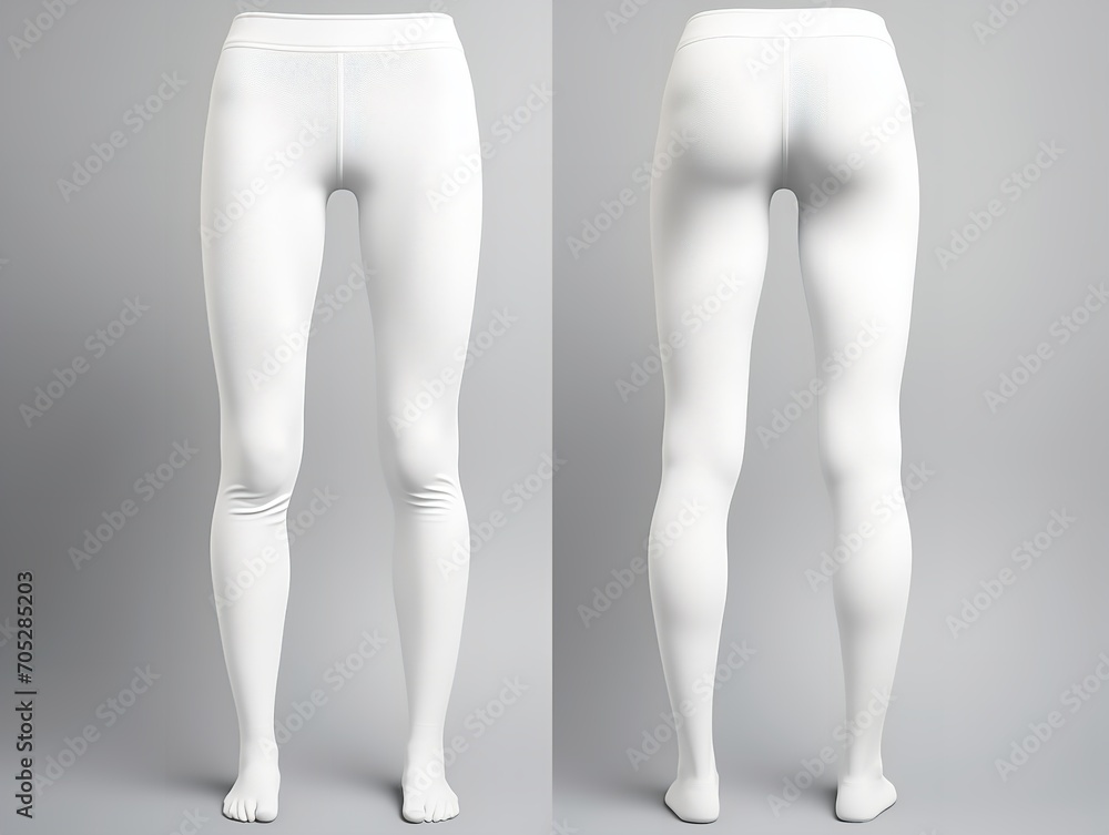 Trendy Leggings Mockup for Fitness and Fashion - AI Generated Trendy Leggings Mockup for Fitness and Fashion - AI Generated