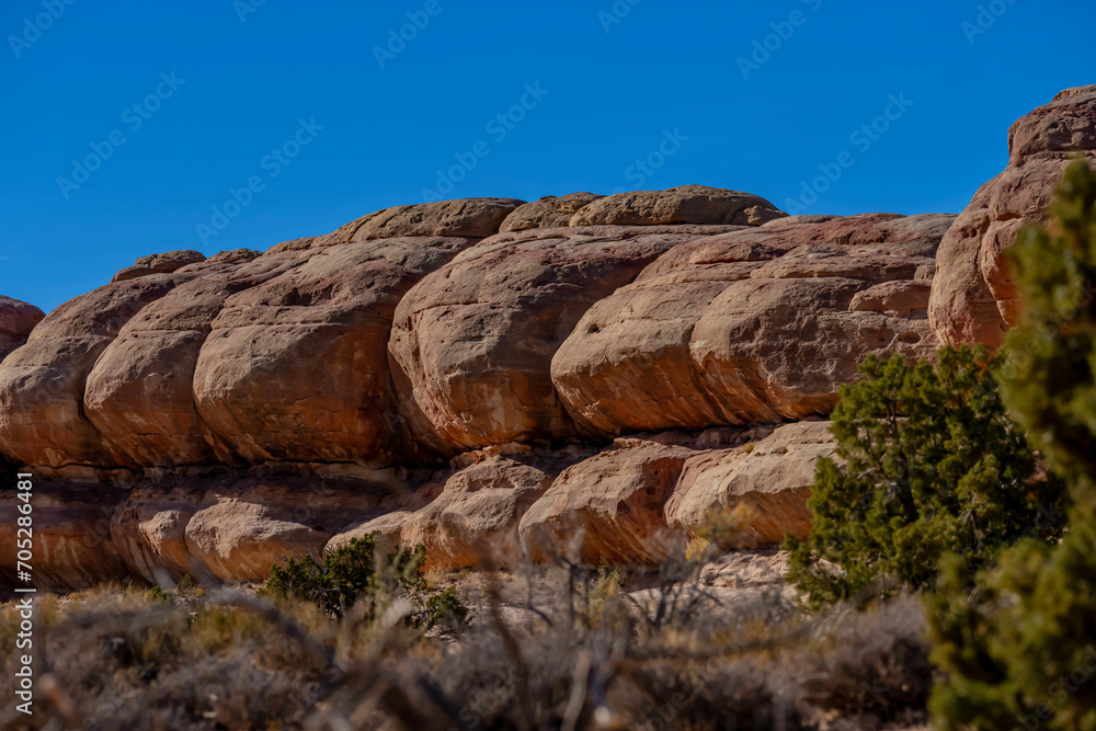 View Of Rock Formations In The American Southwest View Of Rock Formations In The American Southwest
