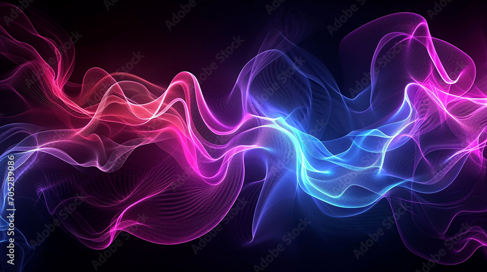 Abstract Dark Background Featuring Mesmerizing Waves Background
