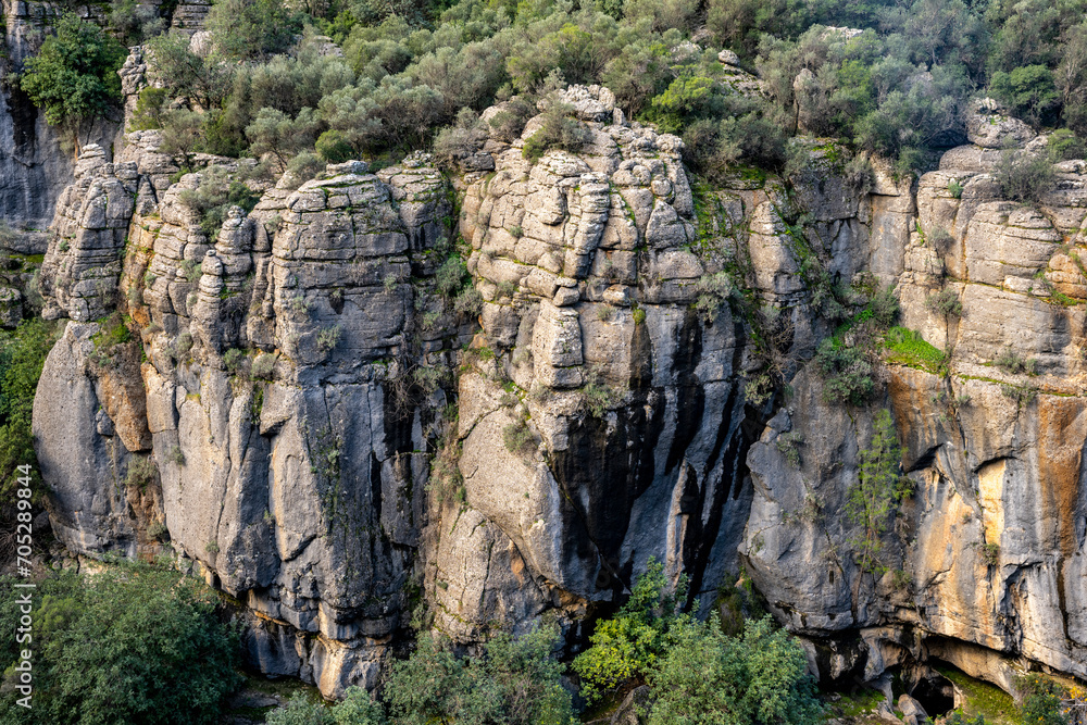 Panorama landscape of Tazı Kanyonu (aka Eagles Canyon, Tazi Canyon) and Bilgelik Vadisi (aka Wisdom Valley). Located in Köprülü Canyon National Park, Antalya, Turkey Panorama landscape of Tazı Kanyonu (aka Eagles Canyon, Tazi Canyon) and Bilgelik Vadisi (aka Wisdom Valley). Located in Köprülü Canyon National Park, Antalya, Turkey