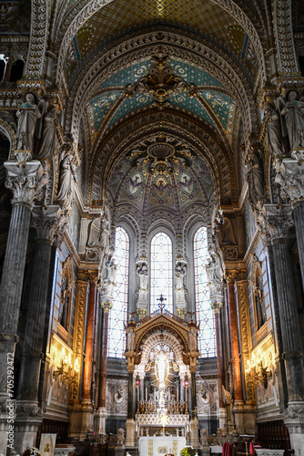 Historic medieval cathedral church interior architecture © BradleyWarren