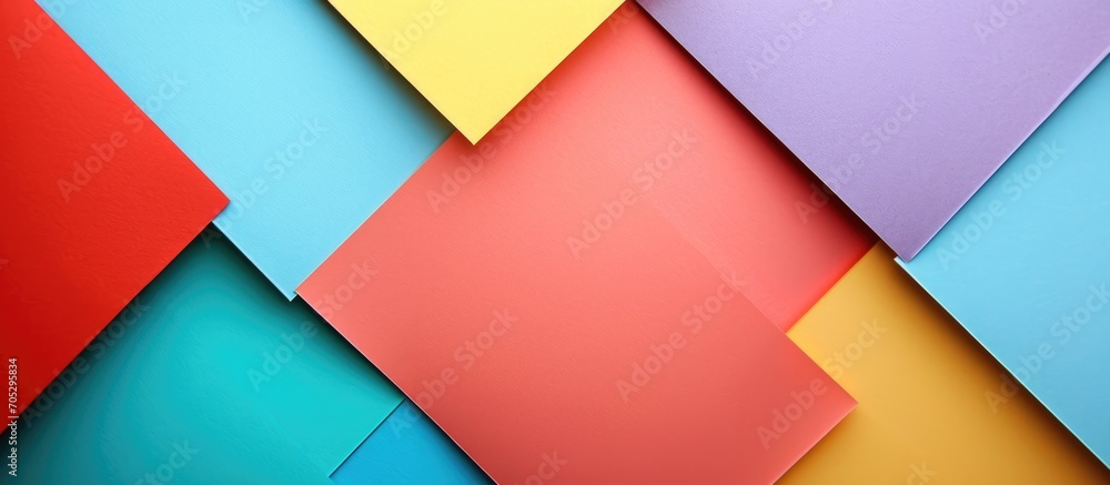 Step 1. Begin with a colored square sheet of paper for a DIY winter craft project.