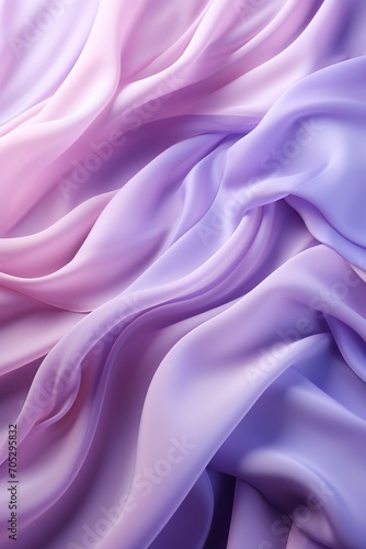 Gradient purple silk fabric