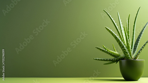 Aloe vera plant in a pot