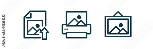 Print on demand icons.