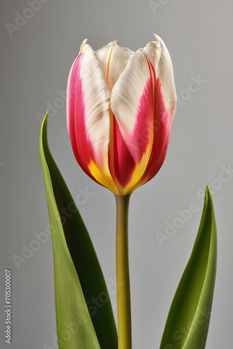 red and yellow tulip