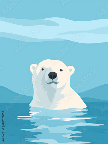 polar bear print 