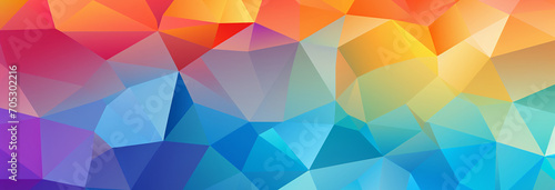 colorful abstract geometric triangle background