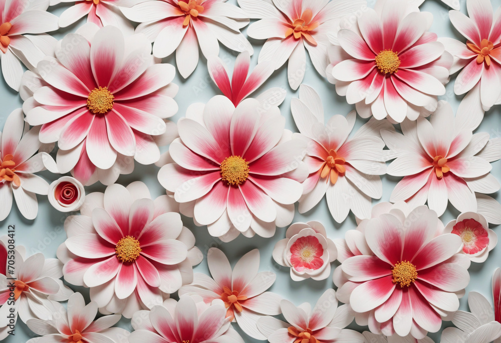 Stunning 3D Floral Wallpaper