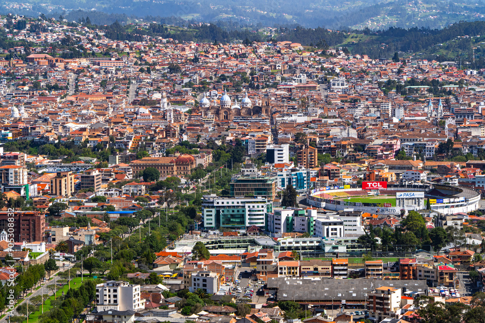 Cuenca, city in the Andean mountains of Ecuador