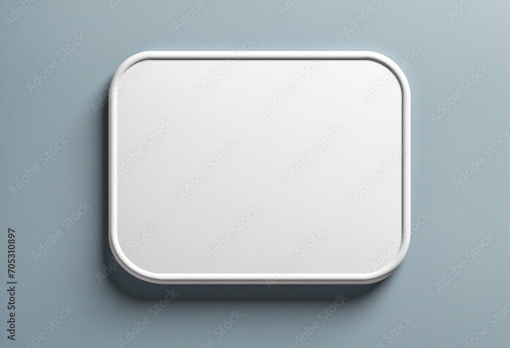 Abstract rectangular speech bubble illustration with rounded edges Abstract rectangular speech bubble illustration with rounded edges