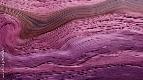 Textura ondulada em madeira Purpleheart tingida photo