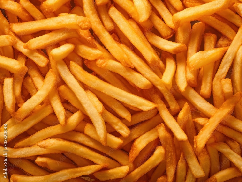 French fries is cooking into deep fryer at kitchen. Generative AI French fries is cooking into deep fryer at kitchen. Generative AI
