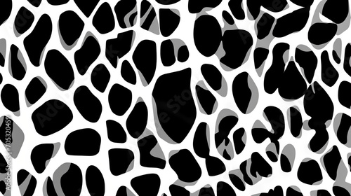 Black and White Animal Print Pattern