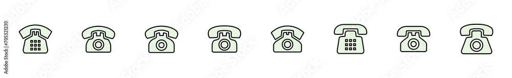 Telephone icon set. phone icon vector. Telephone icon set. phone icon vector.
