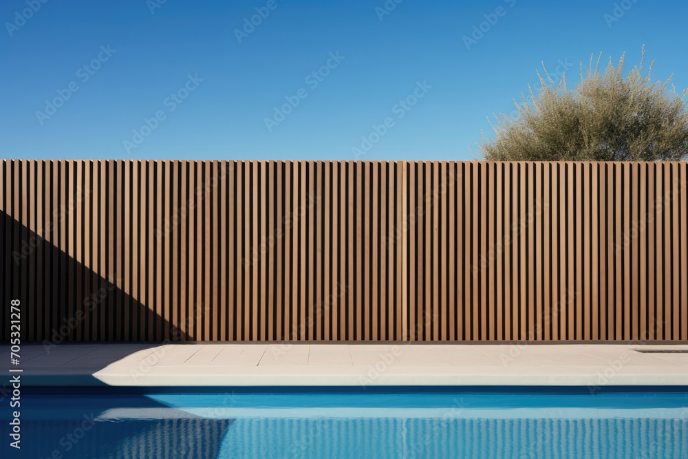 House wall design blue modern architecture white home background building wooden wood