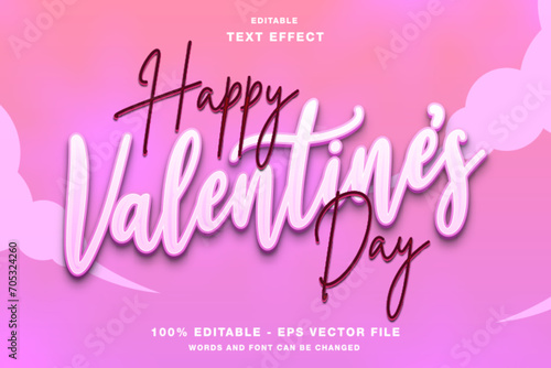 Happy Valentine's Day Editable Text Effect
