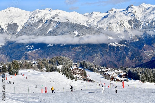 Courchevel ski resort by winter  © raeva