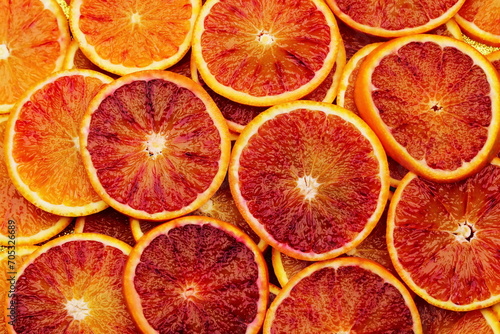 Fette di arance rosse  photo